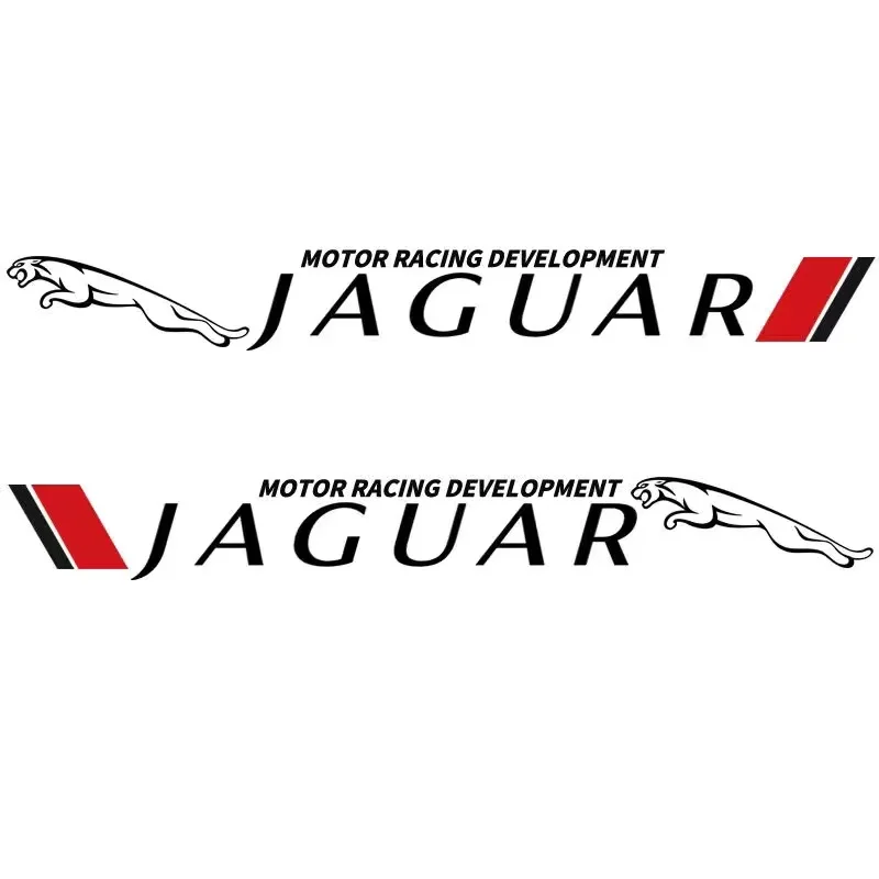 

2Pcs Car Styling Door Side Stripes Skirt Sticker Decal Accessories For Jaguar XEL F-TYPE XFL F-PACE E-PACE I-PACE XF