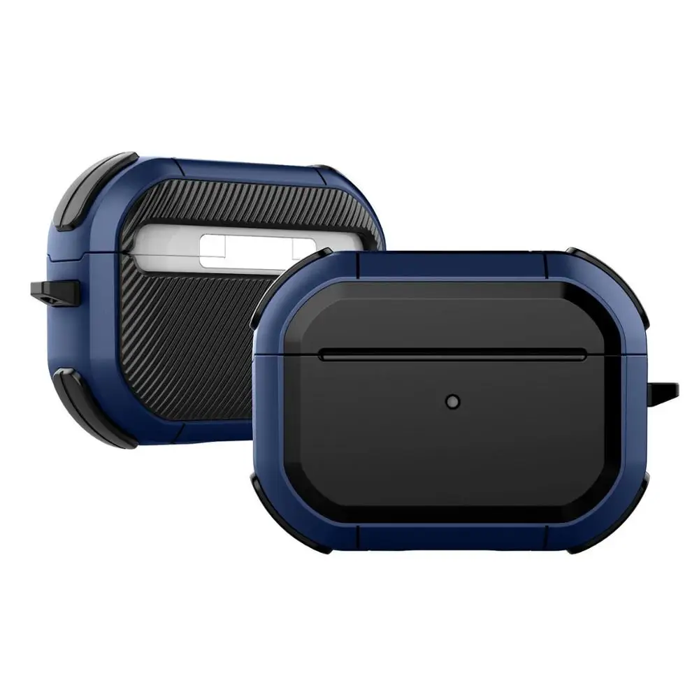 

Cover For Airpods pro Case TPU PC Anti-fall Cover For Apple AirPods 1 2 Case Accessories Wireless Earphone With Keychain