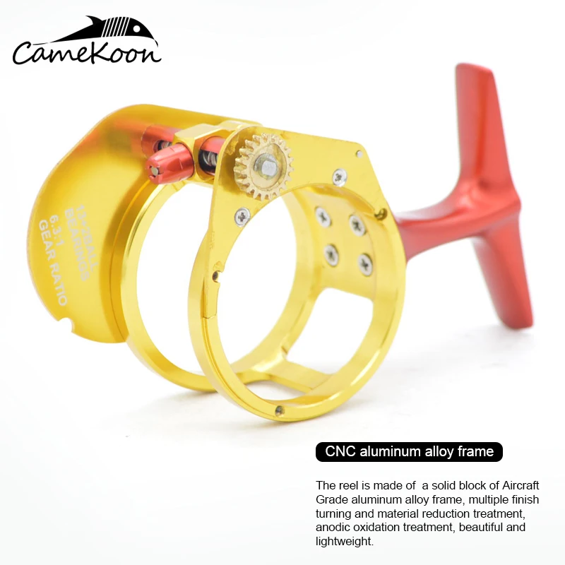 CAMEKOON MALAKAS Series Underhead Reel 35KG Carbon Fibre Drag Lever Drag Saltwater Jigging Fishing Reel Big Game Reel