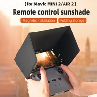 compact portable anti dazzle magnetic faux leather sun hood high performance drone sunshade cover