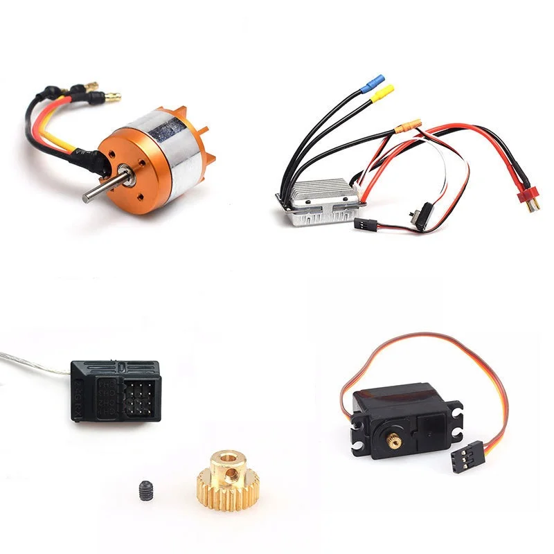 

Бесщеточная модернизация комплект двигатель ESC Receiver Servo Мотор Шестерни Набор для Feiyue FY01 FY03 FY07 1/12 RC автомобилей Обновление Запчасти