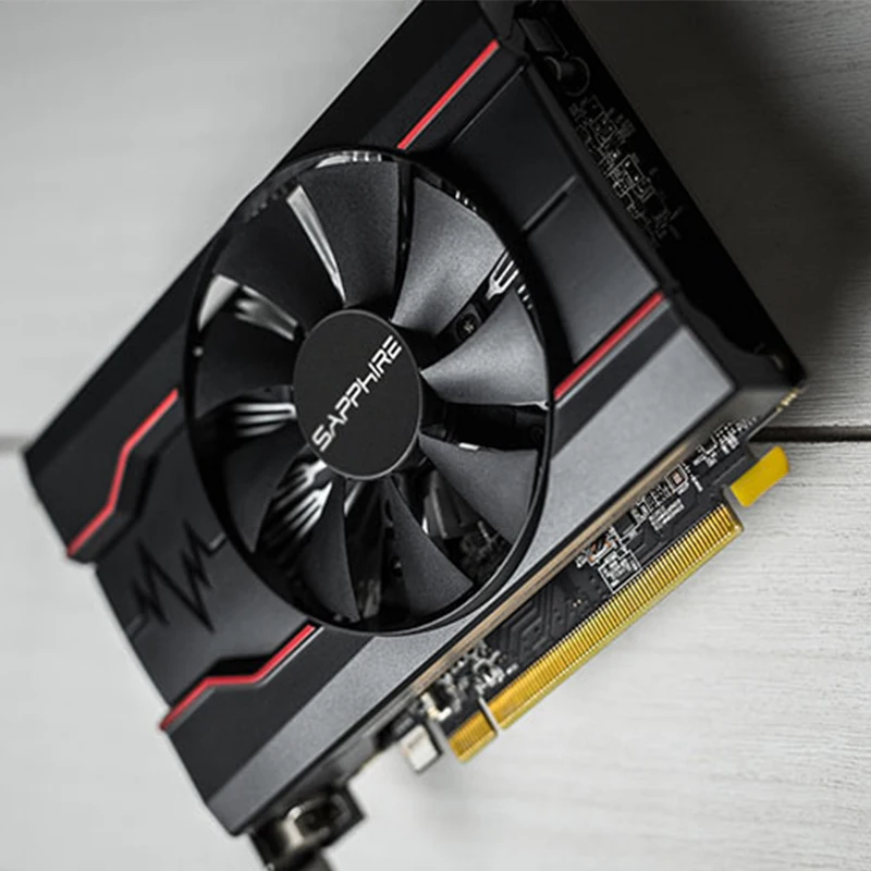 Видеокарты SAPPHIRE AMD GPU RX 550 2GB для компьютера Radeon RX550 DDR5 128 bit видеокарты настольных