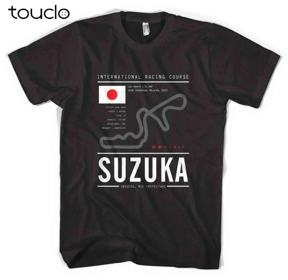 Футболка Suzuka Circuit Tee Race Track Japan export Jdm Impreza Evo Skyline Новое поступление футболок