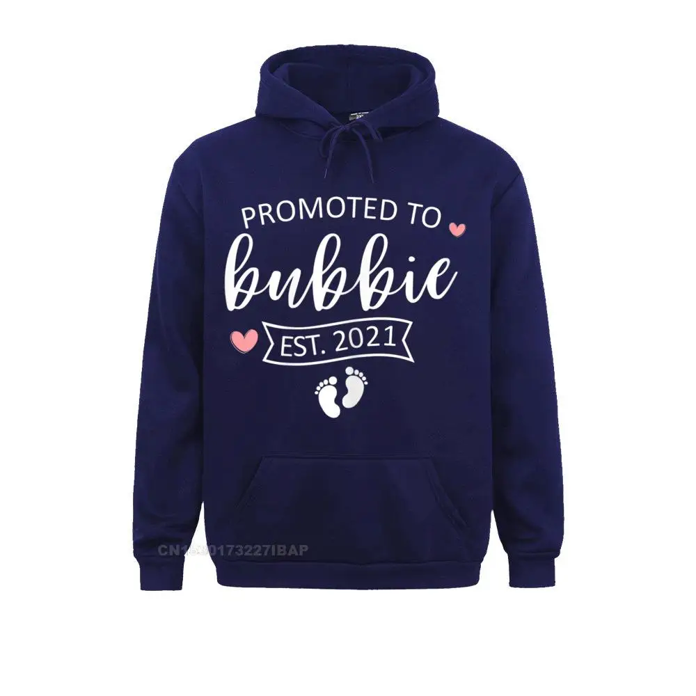 Womens Promoted to Bubbie Est 2022 Shirt Mother's day new Mom Sweatshirts Labor Day Hoodies Hot Sale Custom Hoods Leisure Men's |