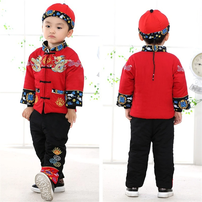 Комплект одежды для новогоднего карнавала младенцев традиционный китайский