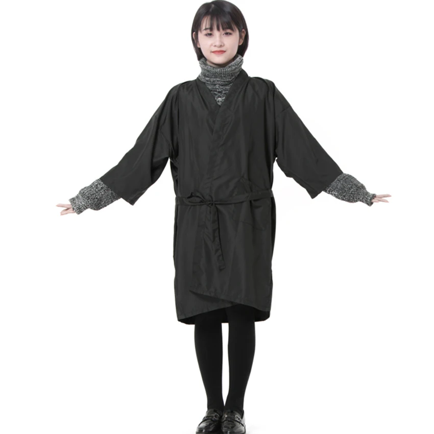 Professional Unisex Salon Hairdressing Robe Gown High Quality Polyester Barber Kimono For Haircut Universal Size Adult Cape | Красота и