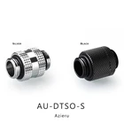 Поворотный угловой фитинг-адаптер, 360 градусов штекер-штекер G14 '', черныйсеребряный, бриллиантовый рисунок