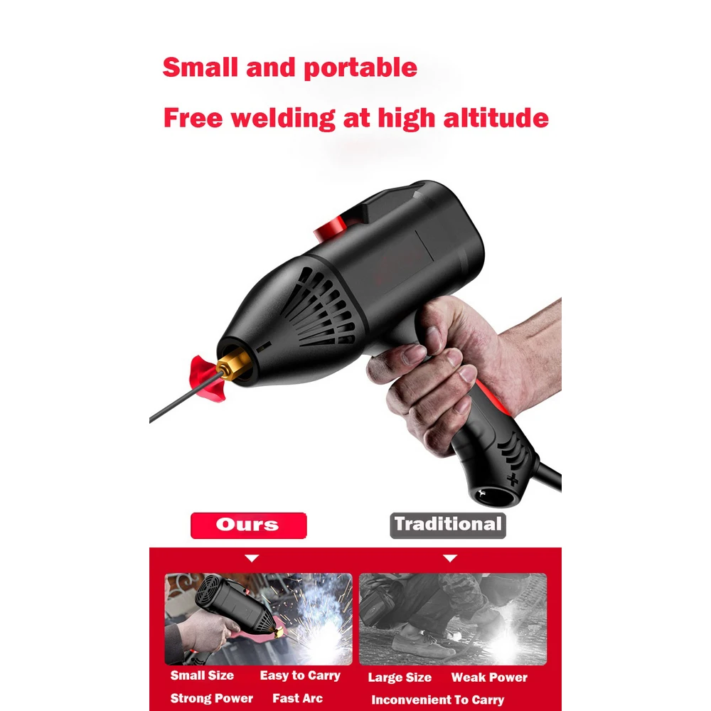 200V Automatic Arc Welding Machine Handheld Household Small Electric Welding Machine Digital Display All Day Welding
