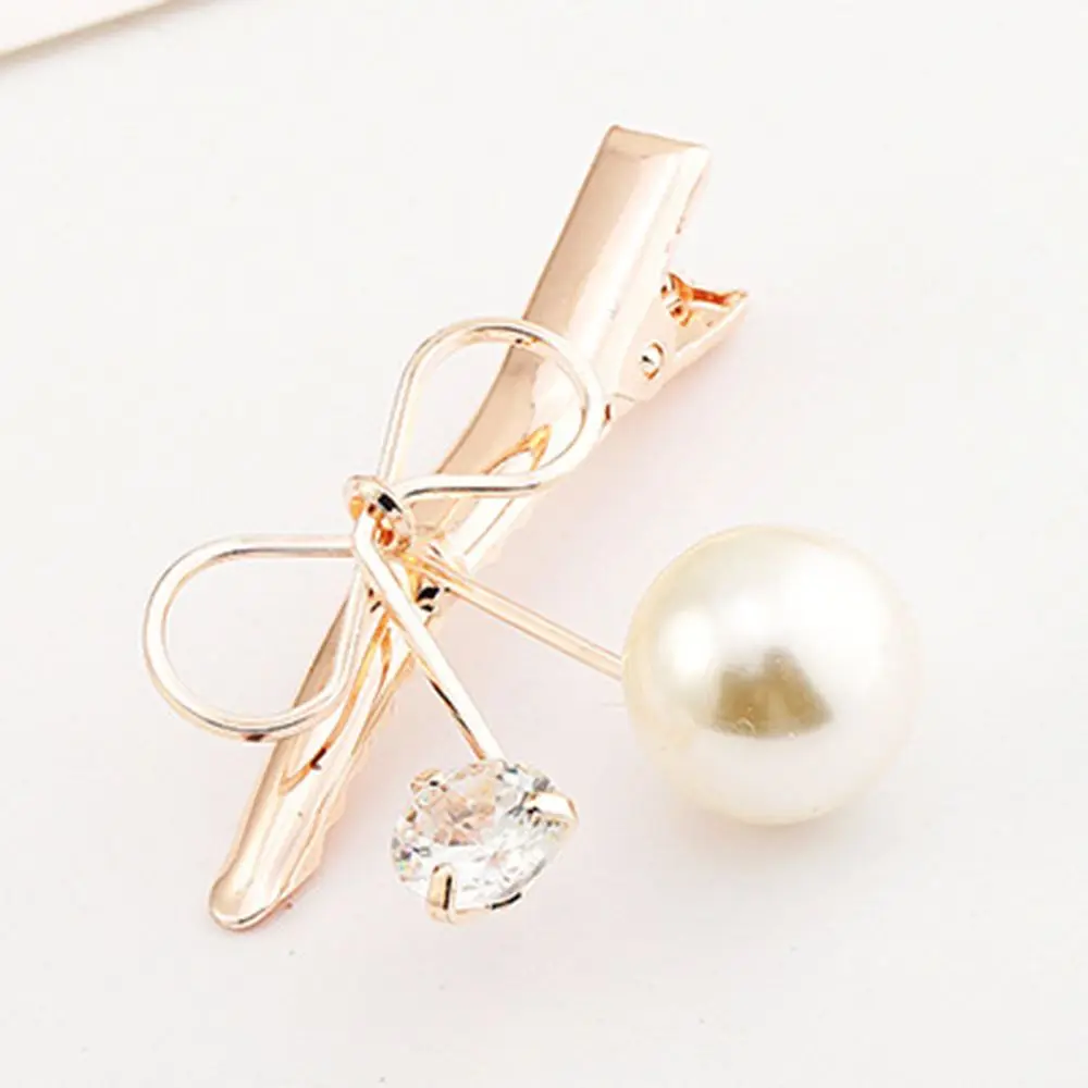 Женская заколка для волос с цирконием заколки-Вишенки бантом мини заколки