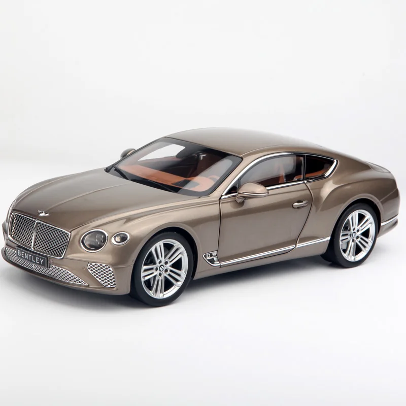 

1/18 NOREV For Bentley Continental GT 2019 Diecast Model Car Kids Gifts Collection Display Gold/Green/Yellow Metal,Plastic