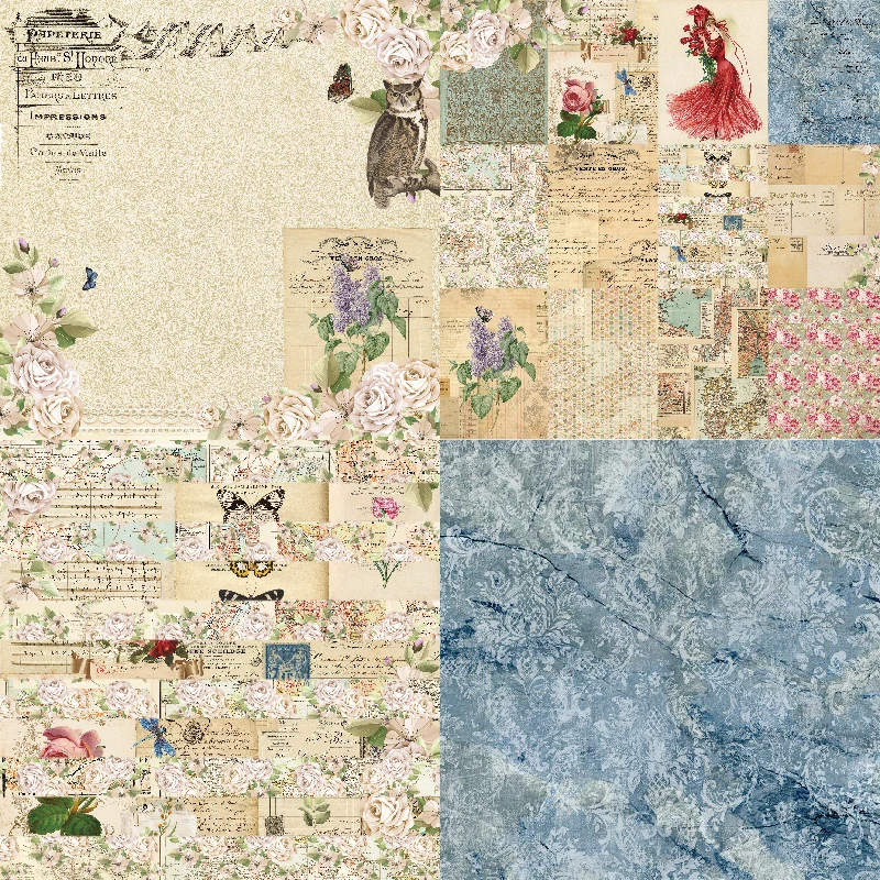 Бумага для скрапбукинга Panalisacraft 24 листа 6 дюймов