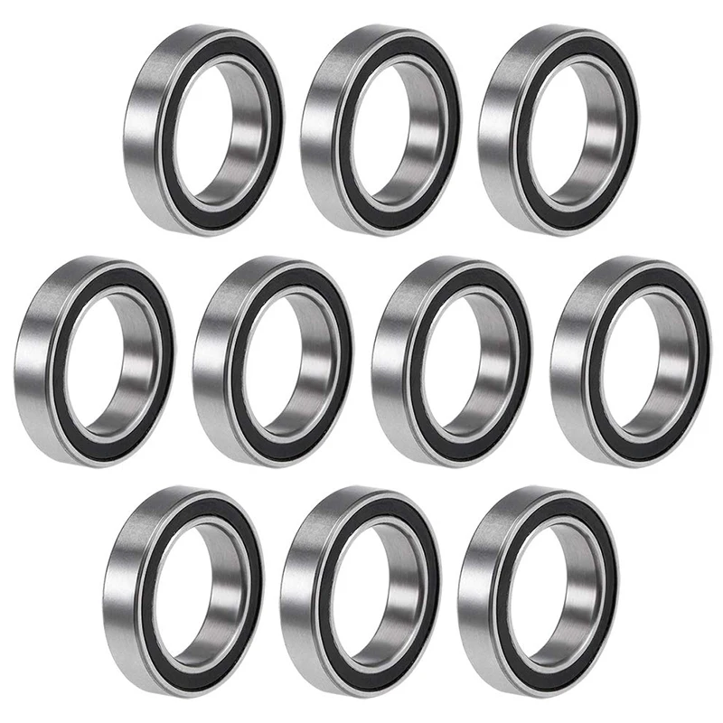 

Promotion! 10PCS 6701-2RS 12X18X4 mm Miniature Double Rubber Sealed Deep Groove Ball Bearings