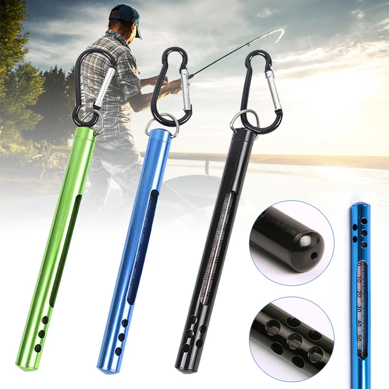 

Инструменты для рыбалки, термометр для рыбалки, термометр для воды из нержавеющей стали для чехла, вспомогательные инструменты для рыбалки ...