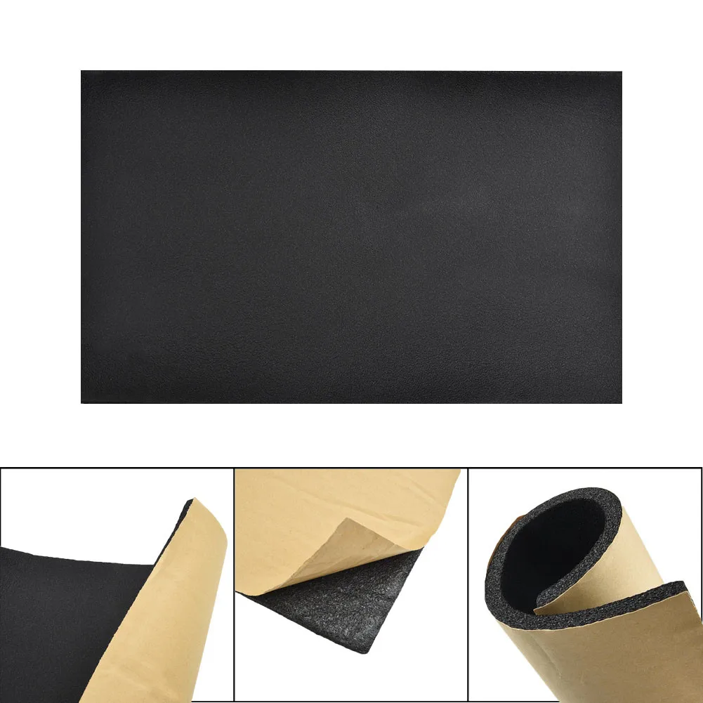 

Car Auto Van Sound Proofing Deadening Insulation Foam 30cm*50cm*6mm Sound Proof Insulation Foams Black Auto Interior Decoration