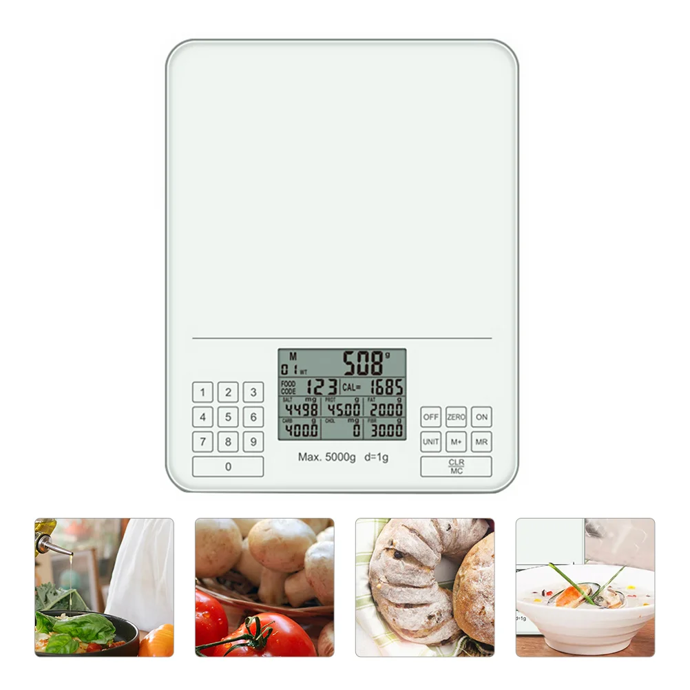 

【Clearance】 1Pc Nutrition Food Scale Food Baking Scale Kitchen Scale Gadget Without Battery