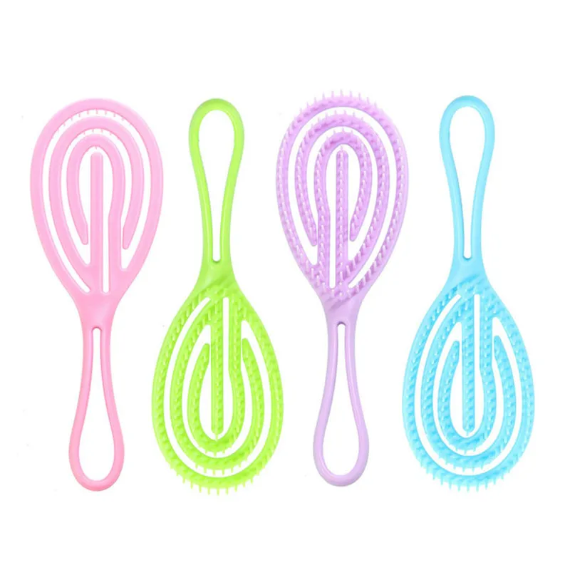

Hair Comb Scalp Massage Hair Brush Wet Curly Detangle Comb Detangling Hairbrush Women Salon Hairdressing Styling Tools