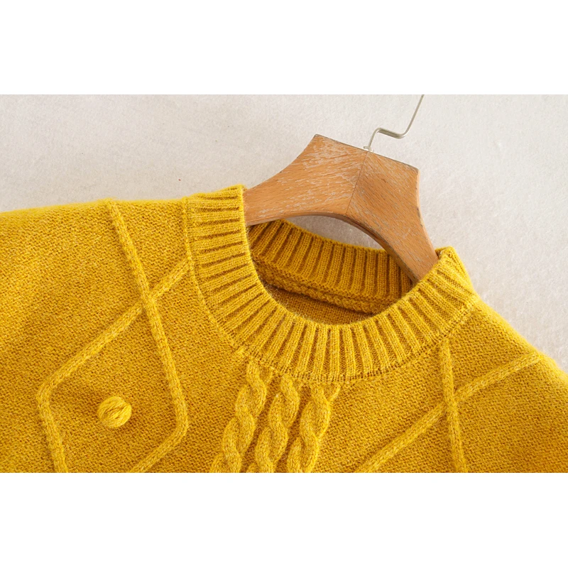 Za 2020 Модный женский свитер 5 цветов круглый вырез без рукавов в полоску вязаный с