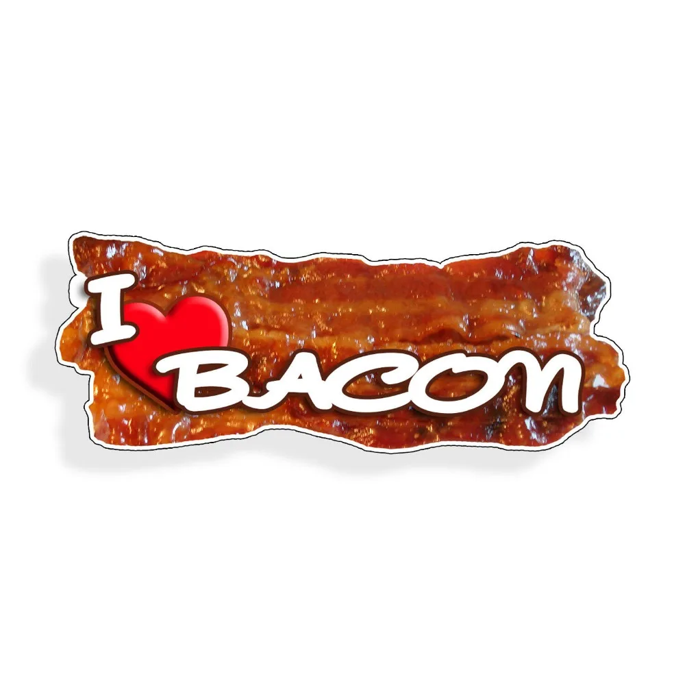 Наклейка I love Bacon Keto Diet наклейка на автомобильное окно бампер чашку охлаждающая