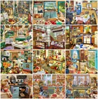 Алмазная вышивка AZQSD, мозаика Стразы в виде кухонного дома, картина для вышивки крестиком в виде пейзажа, домашний декор, подарок