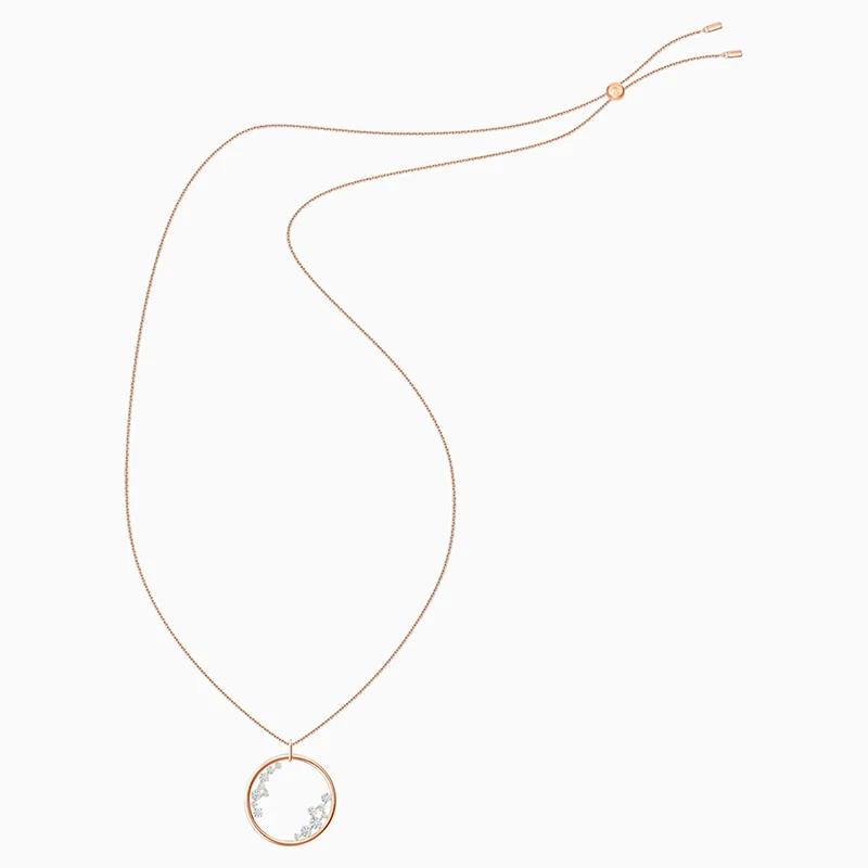 

Fashion Jewelry SWA Xinbei Necklace Fashion Gorgeous Transparent Transparent Crystal Women Elegant Luxury Romantic Jewelry Gift