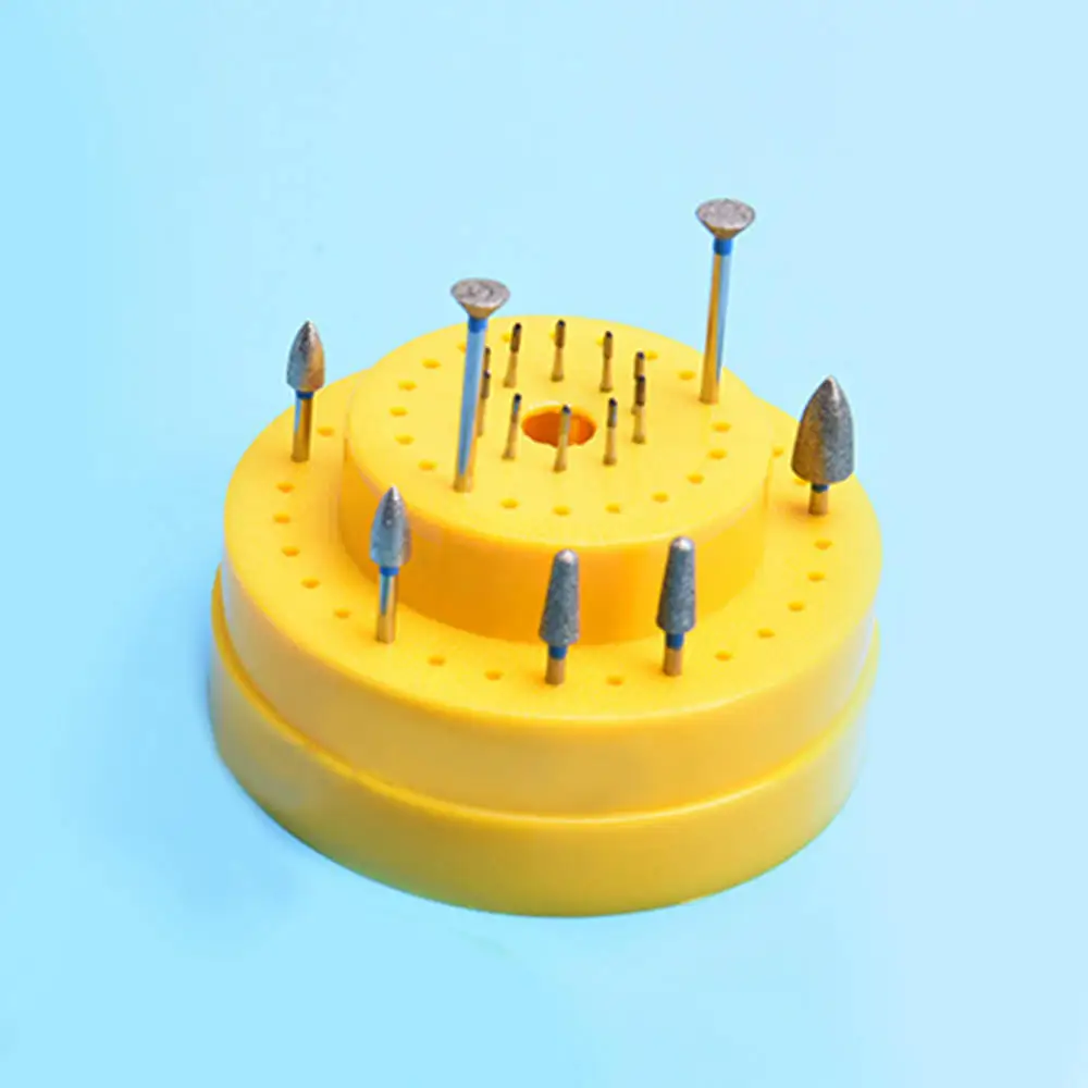 

60 Hole Needle Box Frame Root Canal File Rack Grinding Head Dental Case High Temperature Sterilization Dental Instrument Box