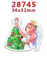 28745 30 шт мультяшный персонаж плоское украшение из смолы PR 28698 - Цвет: 28745