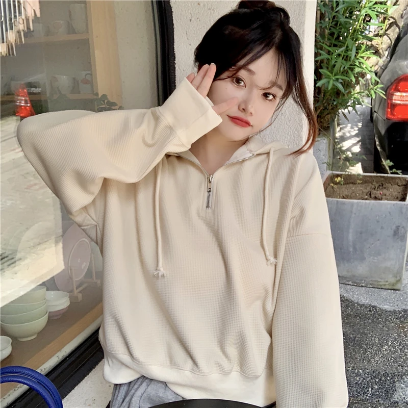 Новинка 2022 осенние женские свитшоты PLAMTEE однотонный Свободный Тонкий Модный