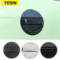 tesin car exterior fuel tank cap trim cover decoration sticker accessories for ford mustang 2010 2011 2012 2013 2014 car styling