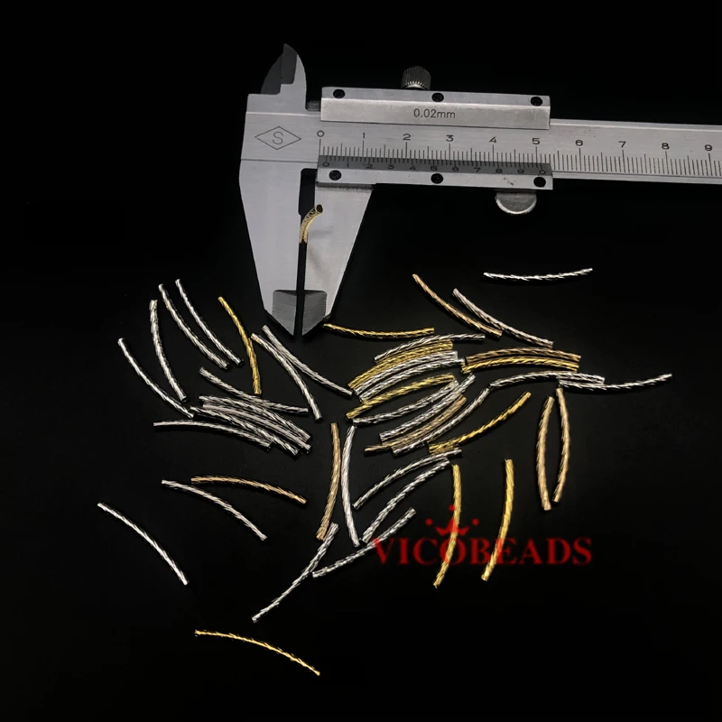 Металлический изогнутый соединитель для трубчатые шарики Spacer металлический