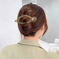 hair claw clip barrette duckbill for women fashion crab acrylic hairpin ponytail hairgrip girls hair accessories headwear