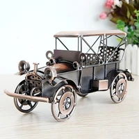 iron car motorcycle model ornaments europe retro motor figurine metal iron crafts gift kids toy home office decor crafts