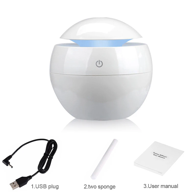 

Aromatherapy Essential Oil Diffuser Mini Usb Air Humidifier Portable Ultrasonic Atomizing Humidifier Air Purifier Led N