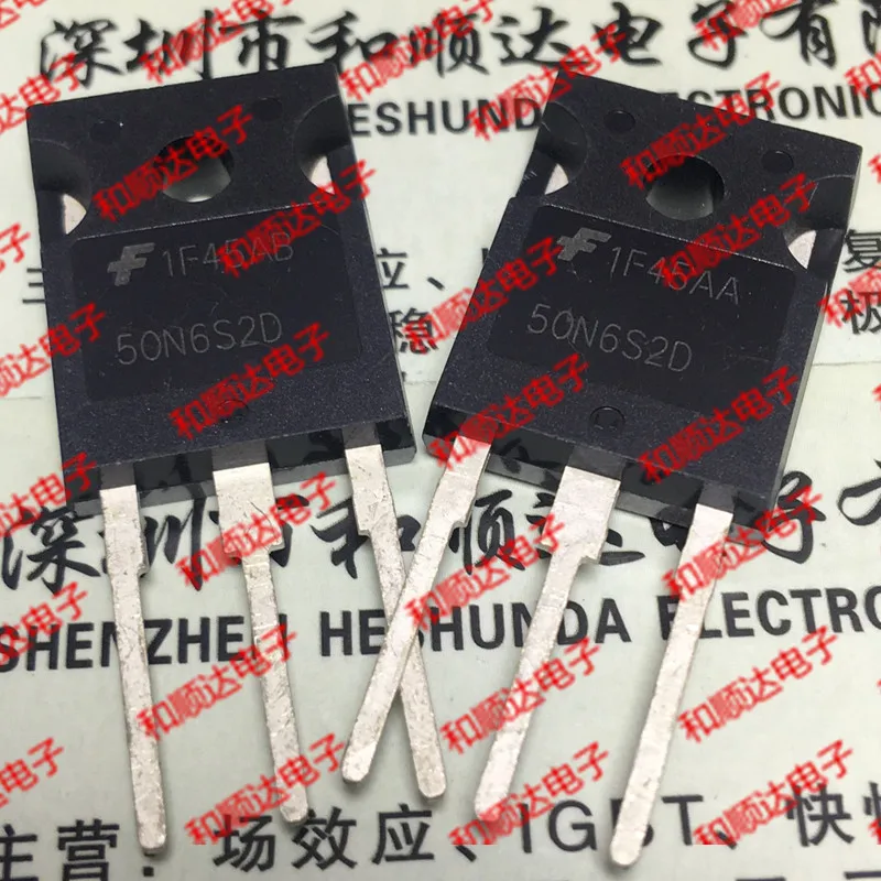 

10 шт./лот FGH50N6S2D, новый запас TO-247 600V 60A