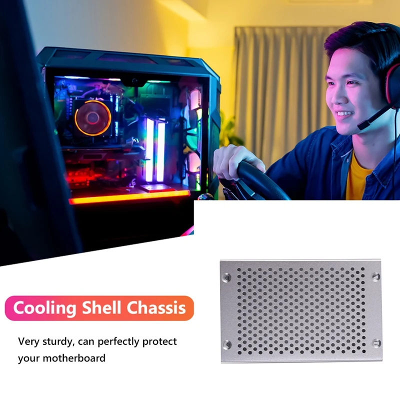 

for Raspberry Pi 3 B+ Case, Raspberry Pi 3B+/3B Aluminum Alloy Heavy Duty Passive Cooling Metal Case