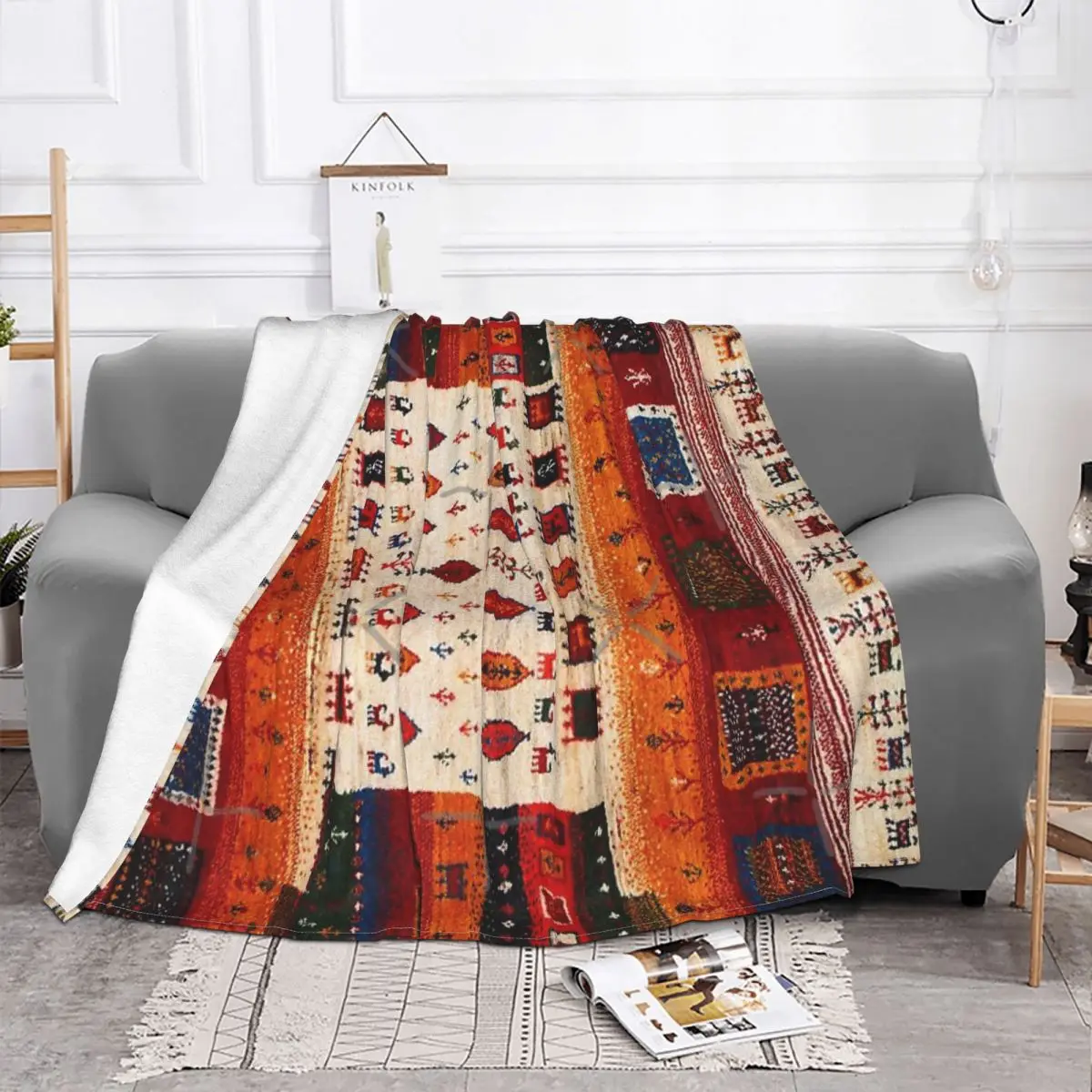 Arteresting-Manta Bohemia marroqu&iacute; tradicional, ropa de cama, alfombra, cubierta de cama, 240 de calor seco-1