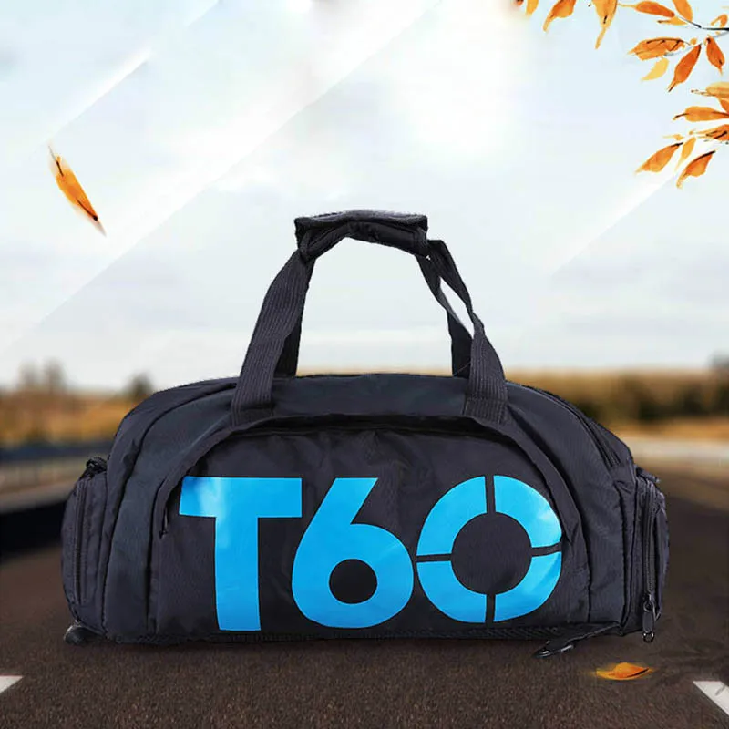 

Brand New Men Sport Gym Bag Women Fitness Waterproof Outdoor Separate Space For Shoes pouch rucksack Hide Backpack