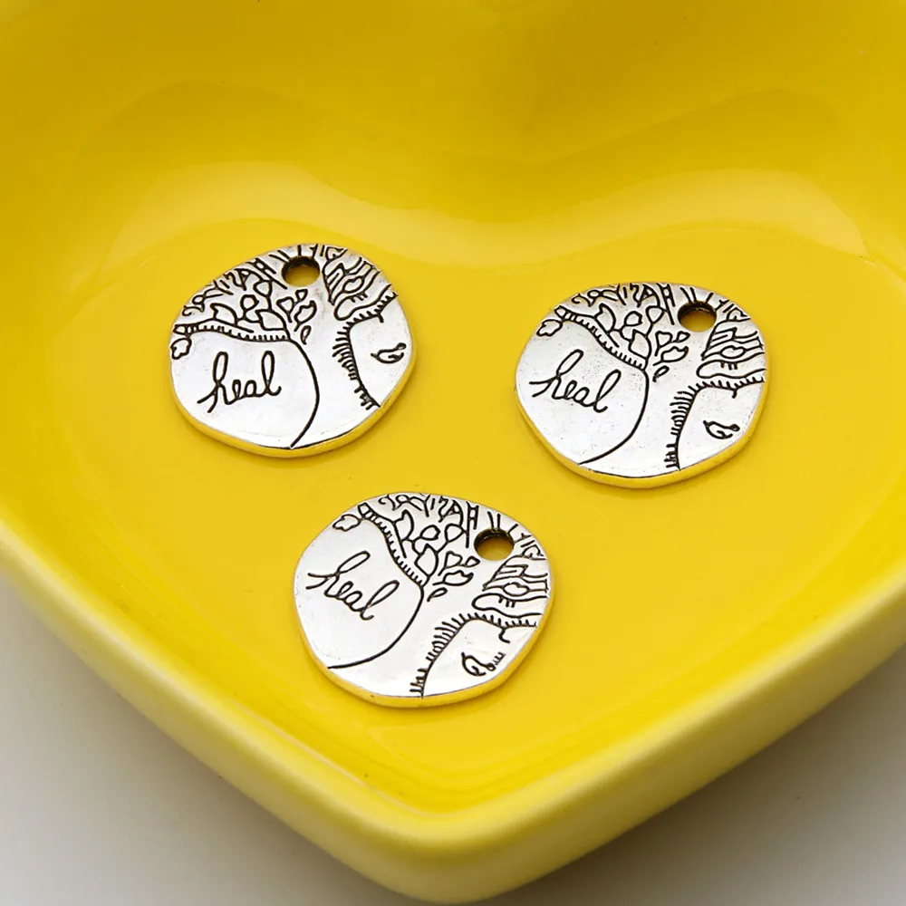 Подвеска для браслета семейное дерево 16 мм 10 шт. | Украшения и аксессуары