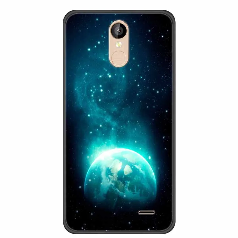 Чехол для Leagoo M5 Plus мультяшный мягкий черный силиконовый чехол телефона 5 дюймов