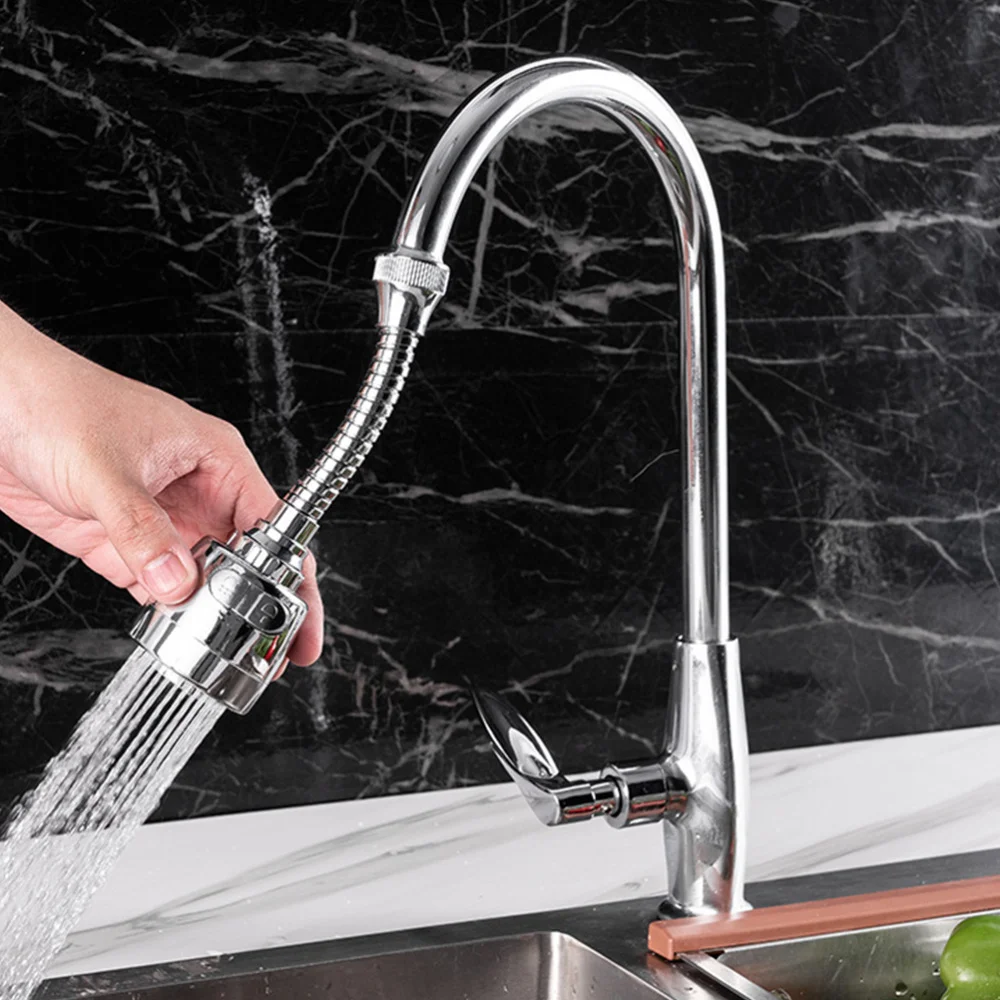 

2pcs Anti-Splash Rotating Tap Filter Household Extendable Spray Head