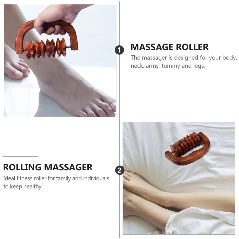 

1pc Handheld Leg Massager Muscle Relaxer Multi-purpose Fitness Roller
