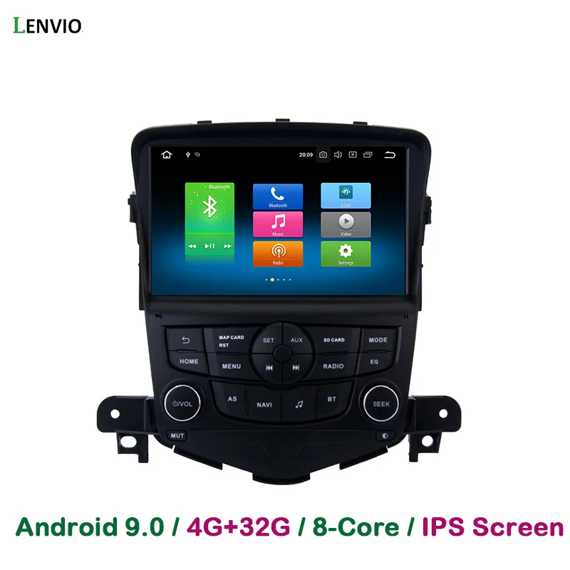 Автомобильный DVD плеер Lenvio 4 Гб ОЗУ 32 ПЗУ Android 9 0 GPS навигация для Chevrolet Cruze 2008 2009 2010