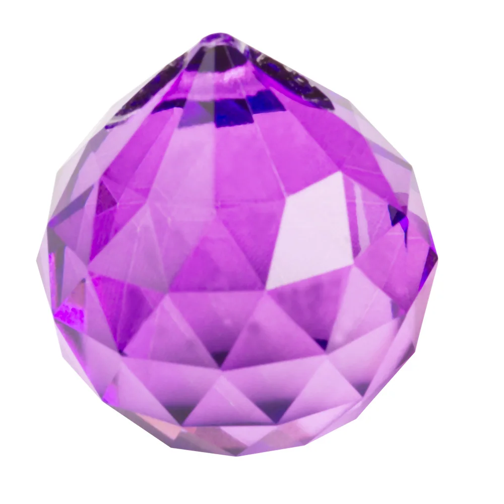 Граненый шар кристалл смешанные цвета призма подвеска фотодетали размер стекла X