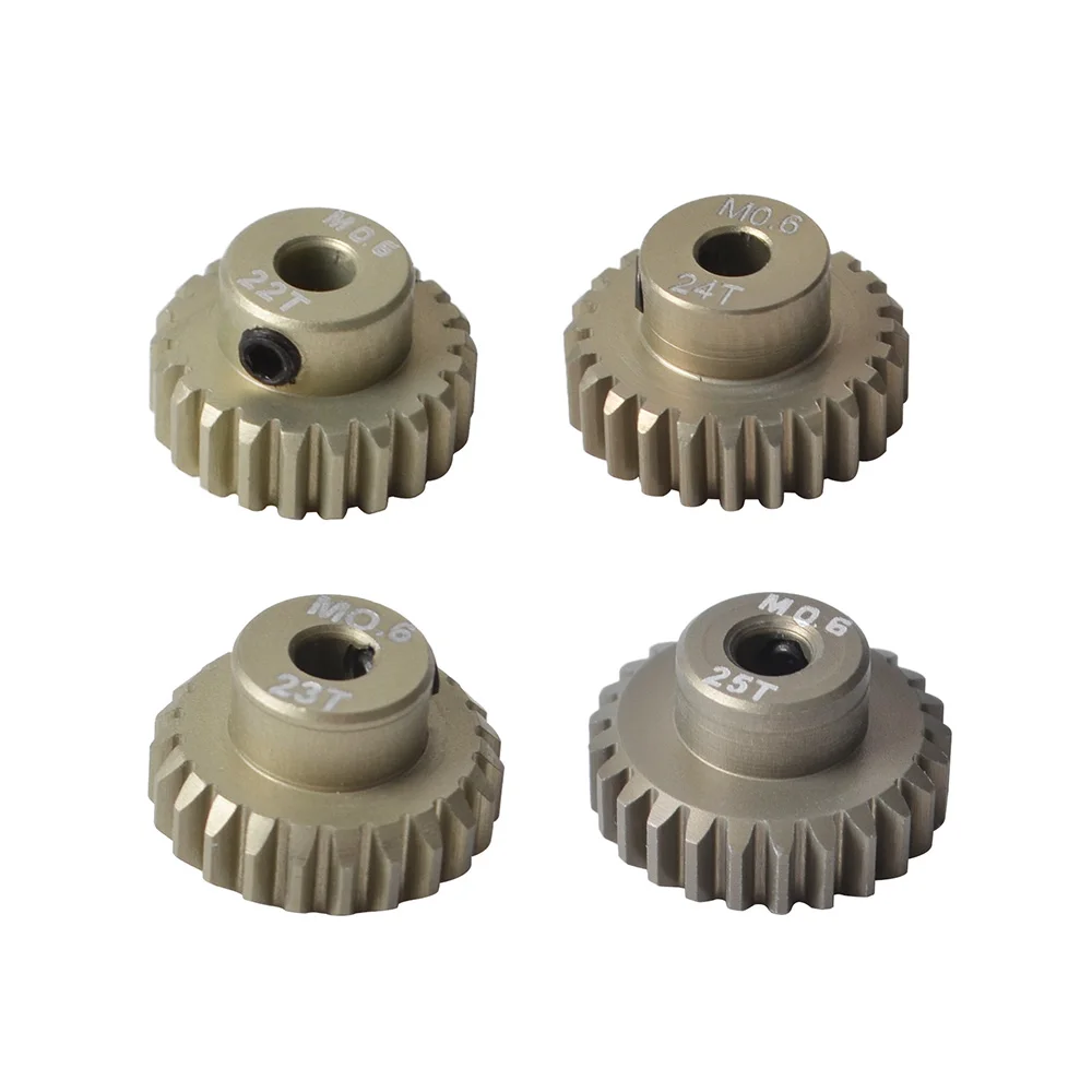 1 шт. металлические 48P шестерни 22T 23T 24T 25T моторные для Tamiya TT01 TT02 SCX10 Traxxas HPI 1/10 RC
