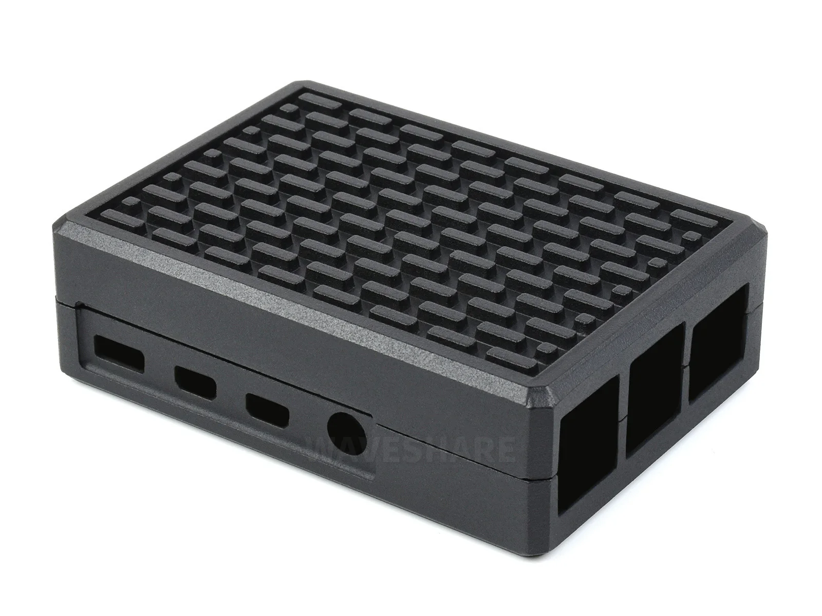 Grade de Alumínio Case Sulcado para Raspberry pi Tampa Sulcada da Grade com Pilares Internos do Dissipador de Calor Refrigerar Passivo Rápido Pi4-case-h Quadro demonstração