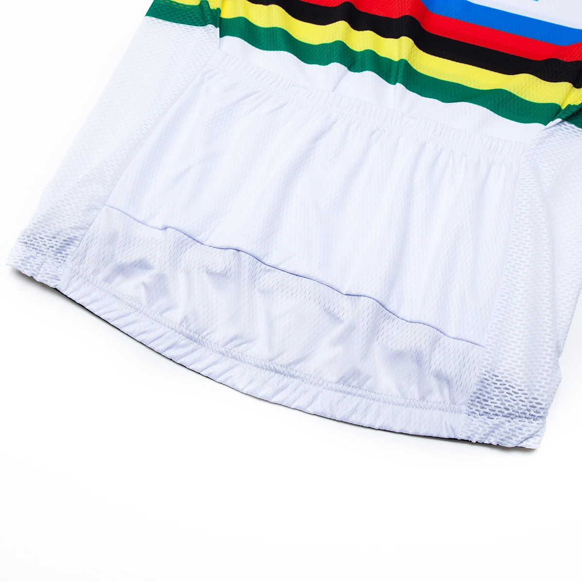 2020 профессиональная команда Радуга Велоспорт Джерси Белый велосипед с длинным