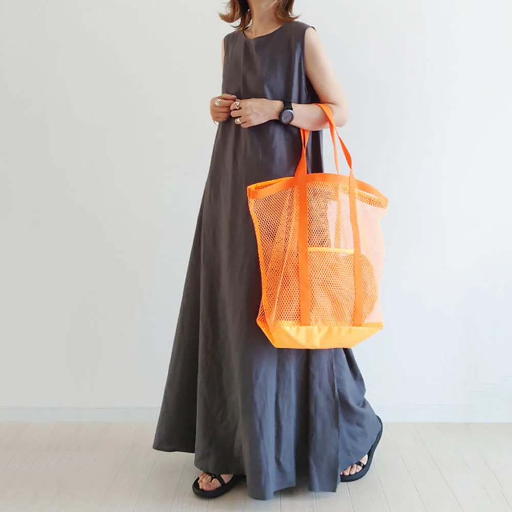 

Женское платье в японском стиле, повседневное свободное удобное длинное платье большого размера, однотонное летнее женское платье без рука...