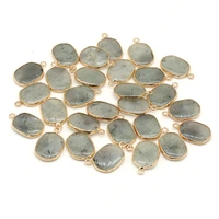 natural stone quartzs pendants reiki heal flash labradorites charms for jewelry making diy women necklace earring gifts