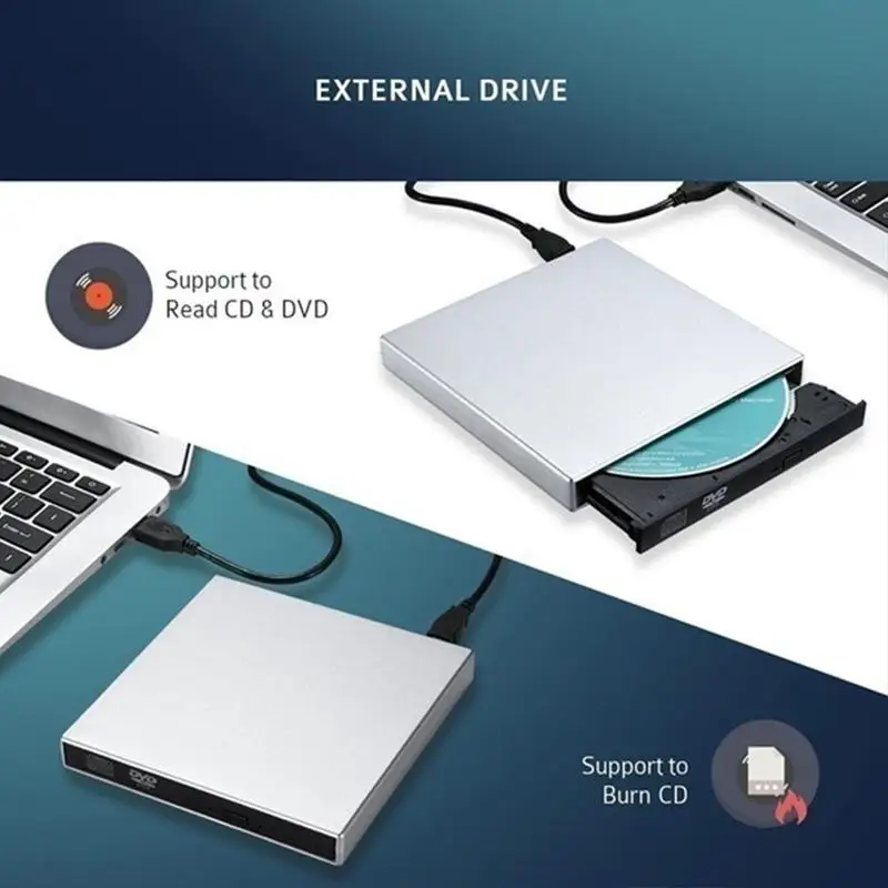 

External USB Optical Drive For Combo DVD USB Mobile Optical Drive Computer Universal External Optical Drive Burner