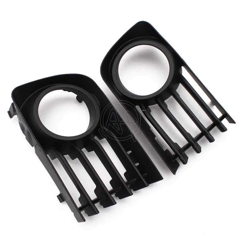 Черная Автомобильная боковая противотуманная фара пластиковая крышка решетка