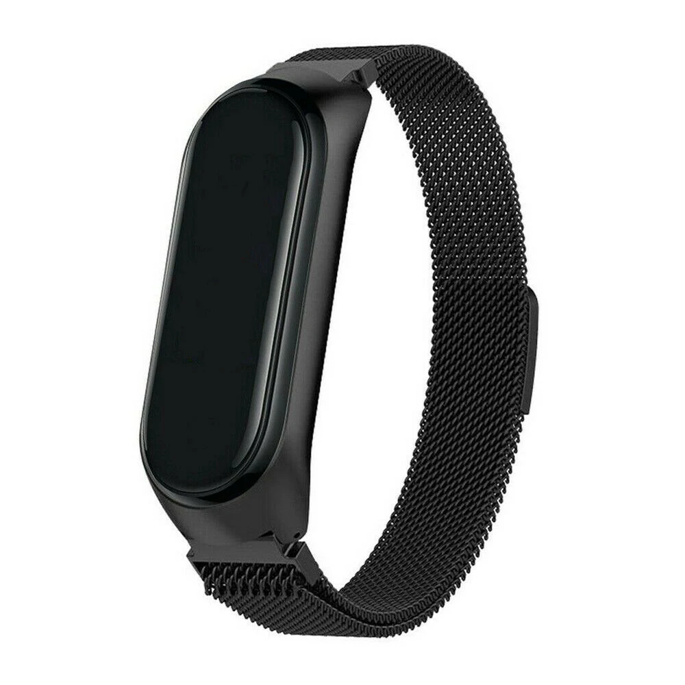 

Модный ремешок из нержавеющей стали для Mi Band 4 Прочный Замена для мужчин и женщин ремешок для смарт-часов Xiaomi черного и золотого цвета петли ...